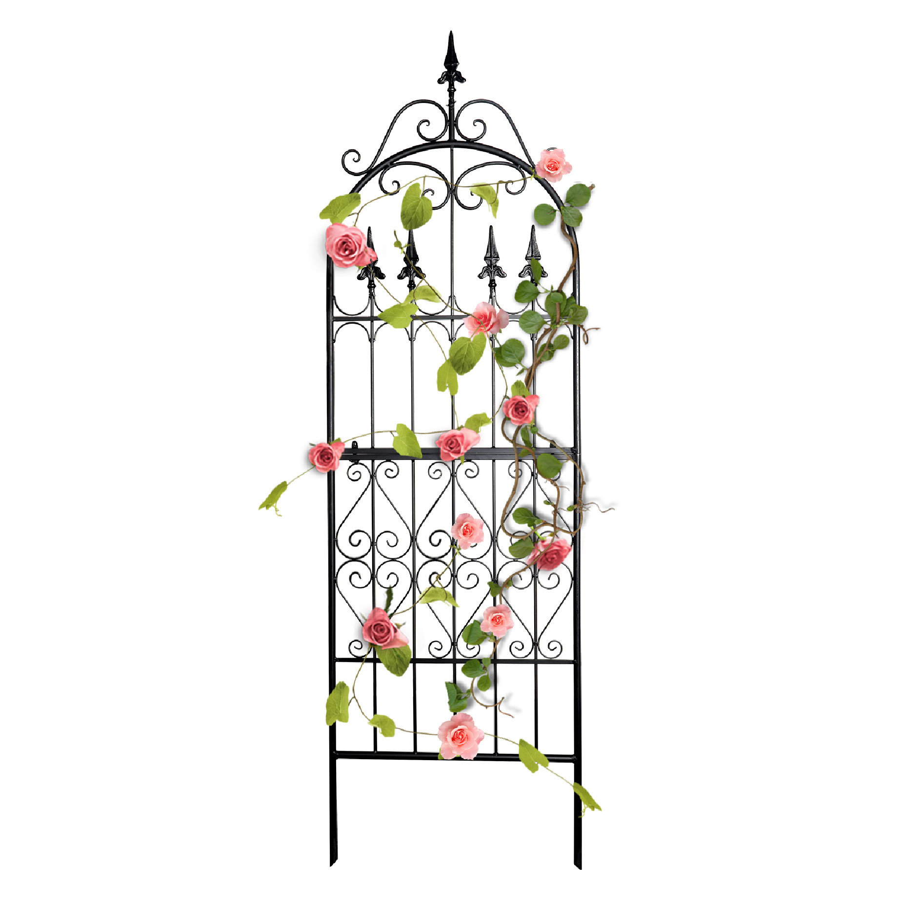 Red Barrel Studio® Monroeville 70'' H x 21.7'' W Iron Garden Trellis