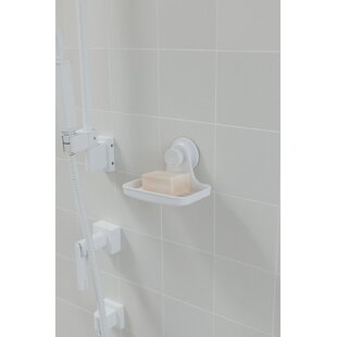 Brass & Ceramic Wall Soap Dish Holder Bathroom Bath Shower Soap Tray Cup 
