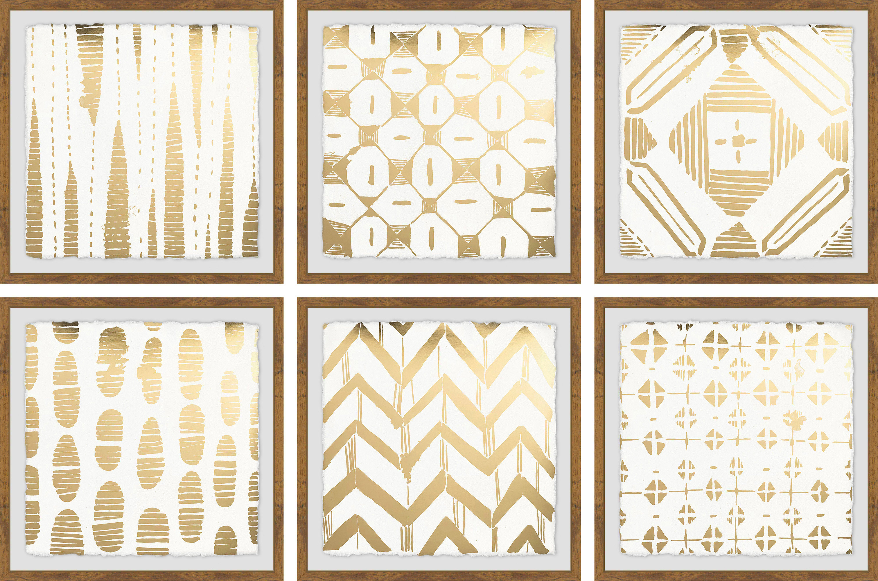 Wrought Studio Mombasa Memories III 6 Piece Picture Frame Drawing Print Wayfair