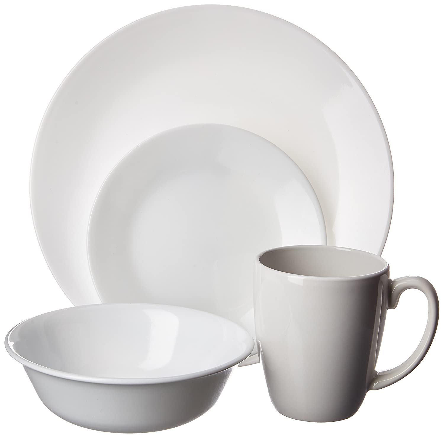 Latitude Run® World Kitchen Tempered Glass Dinnerware Set of 16