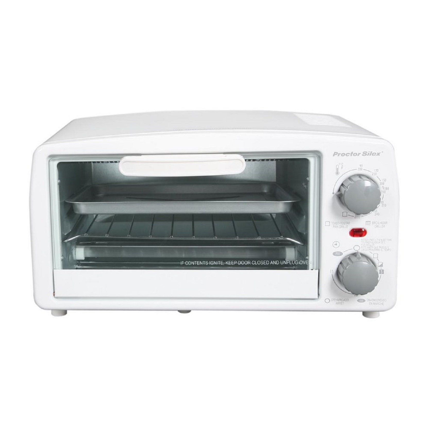 large white toaster oven