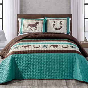 Cowboy Turquoise Western Bedding | Wayfair