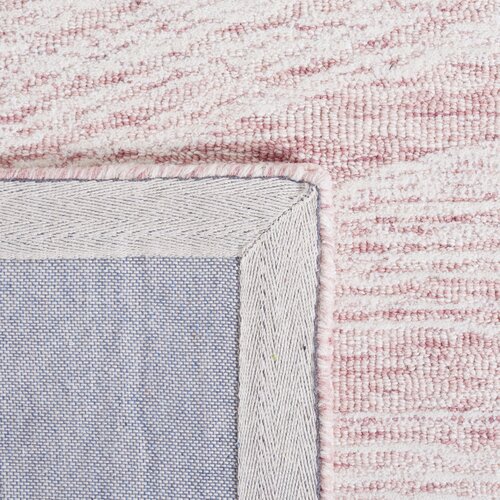 Union Rustic Ginsburg Handmade Wool Pink Rug & Reviews | Wayfair