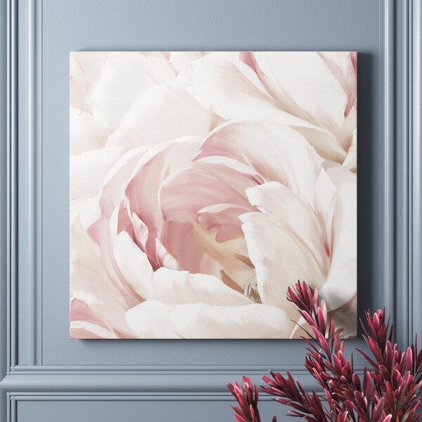 Pink Flower vase  design paint print home decor wall arts classic canvas 
