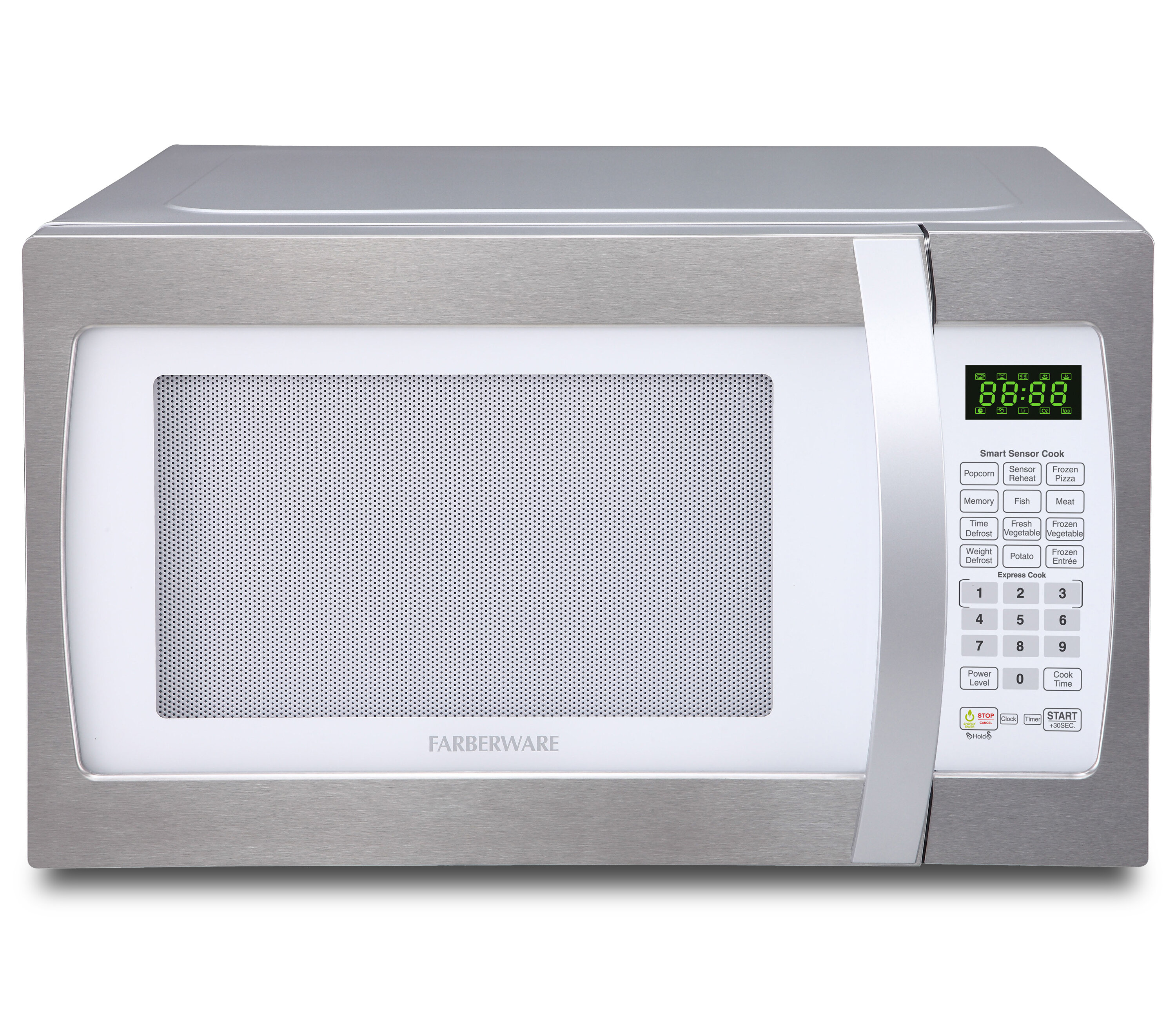 Farberware 20.43'' 1.3 Cubic Feet cu. ft. Countertop Microwave with Sensor Cooking