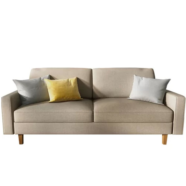 84” Square Arm Sofa with Reversible Cushions