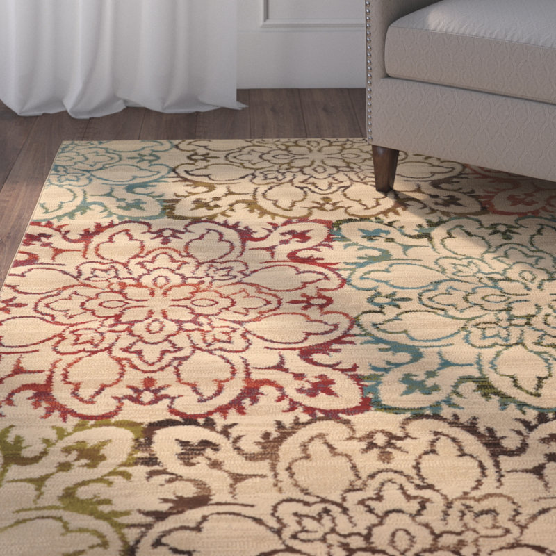 Winston Porter Cavanagh Performance Ivory/Cream Rug & Reviews | Wayfair