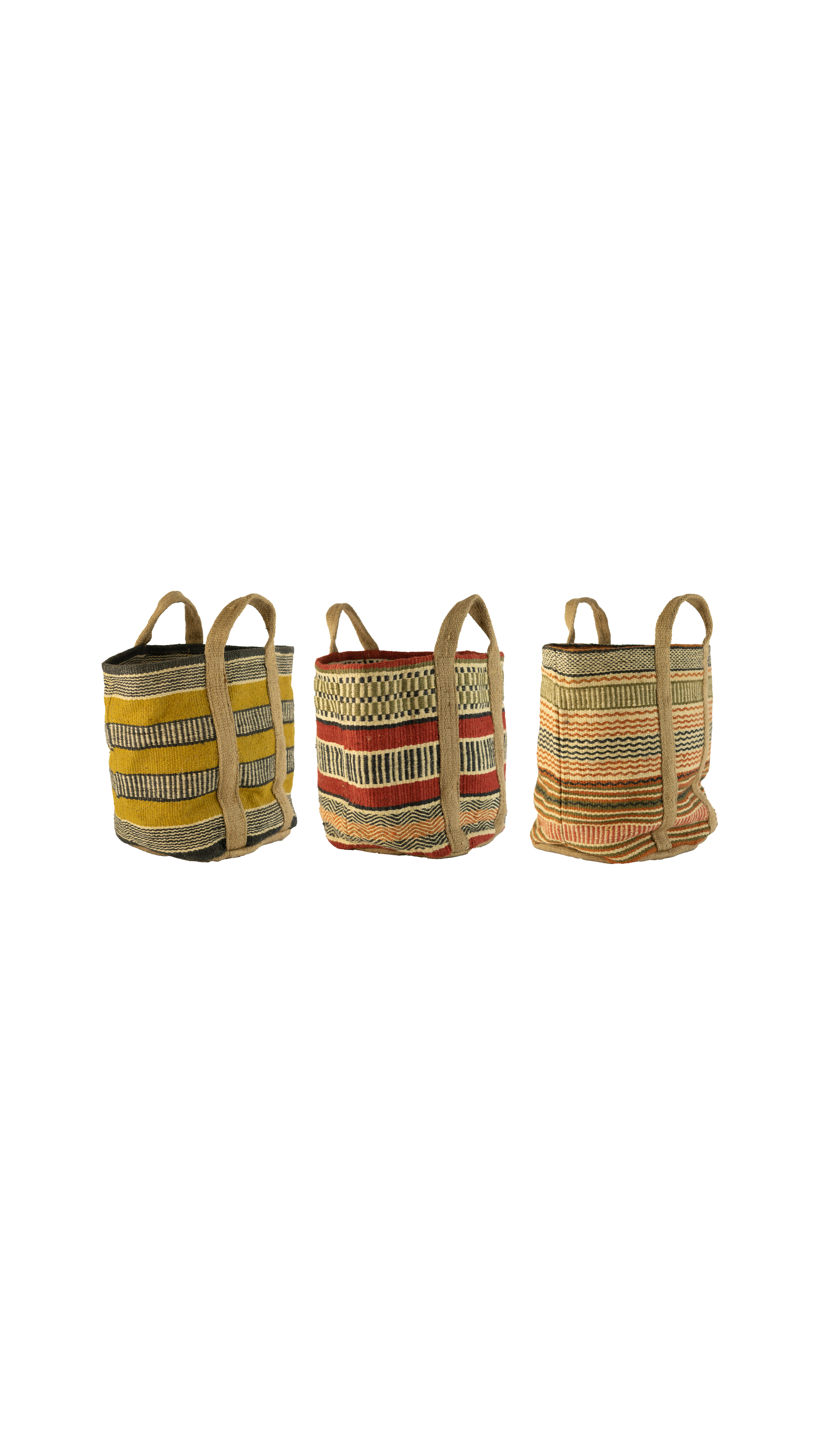 Jute Basket Set of 3 Joss & Main