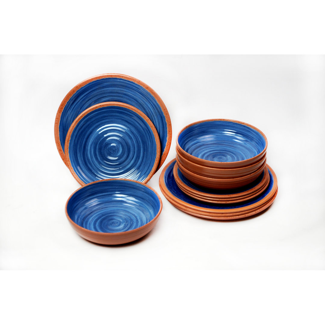 Brambly Cottage 12-tlg. Tafelservice Surratt aus Melamin für 4 Personen