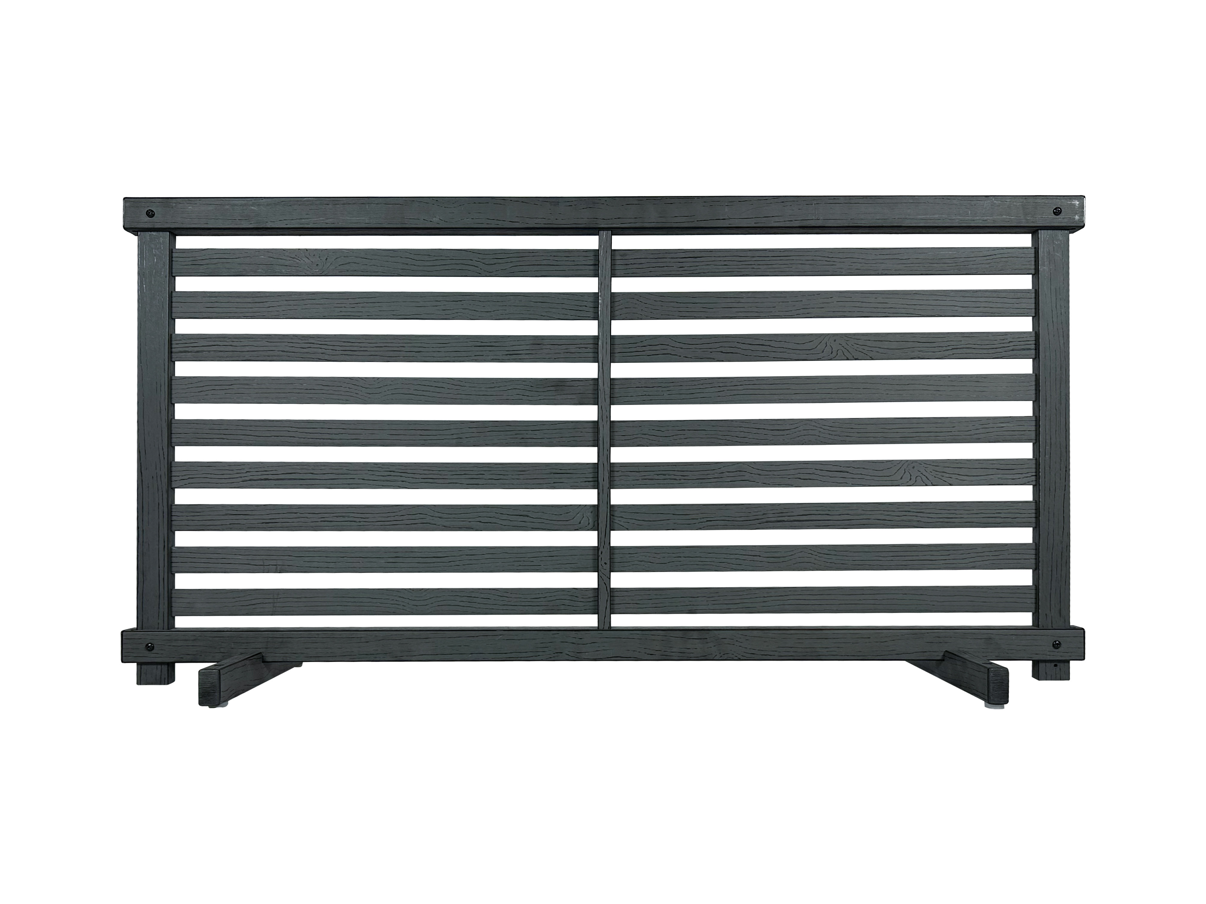 Zippity Outdoor Products 1.9 Ft H X 3.6 Ft W Woodtek Vinyl Charcoal