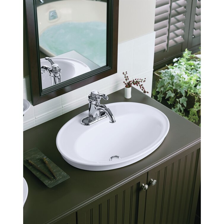 Kohler K-12181-2BZ Fairfax Single Hole Bathroom Faucet Free Metal Pop-Up Drain