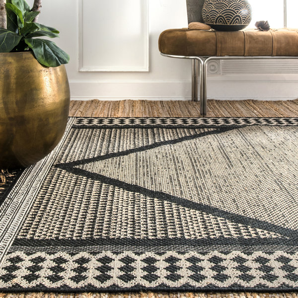 Union Rustic Rovel Gray Indoor/Outdoor Rug | Wayfair