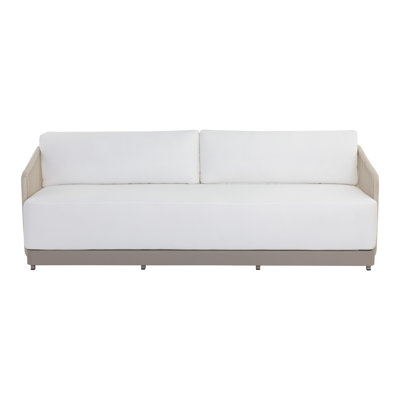ALLARIZ 89" Wide Outdoor Patio Sofa with Cushions