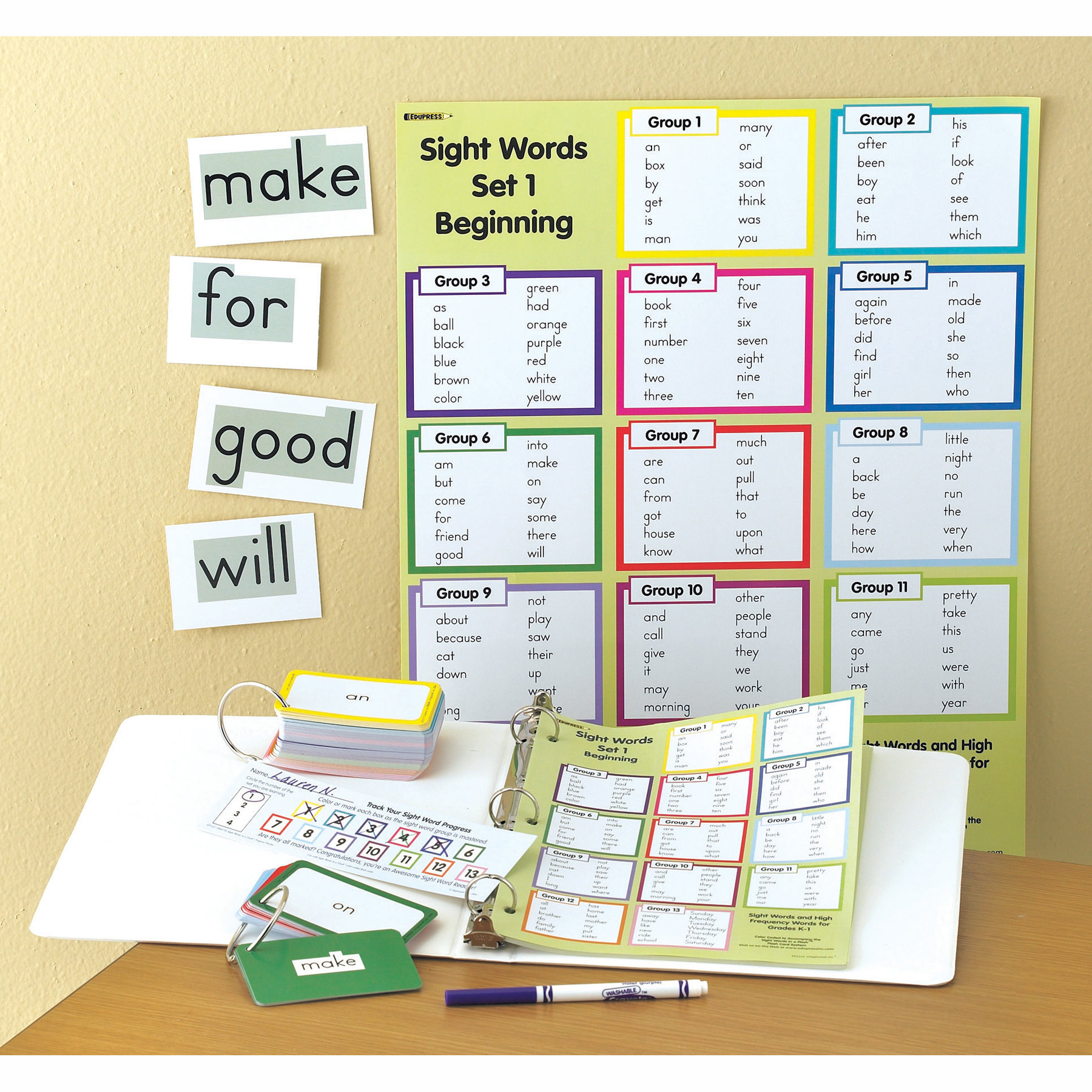 Edupress Sight Words Flash Cards - Level 2