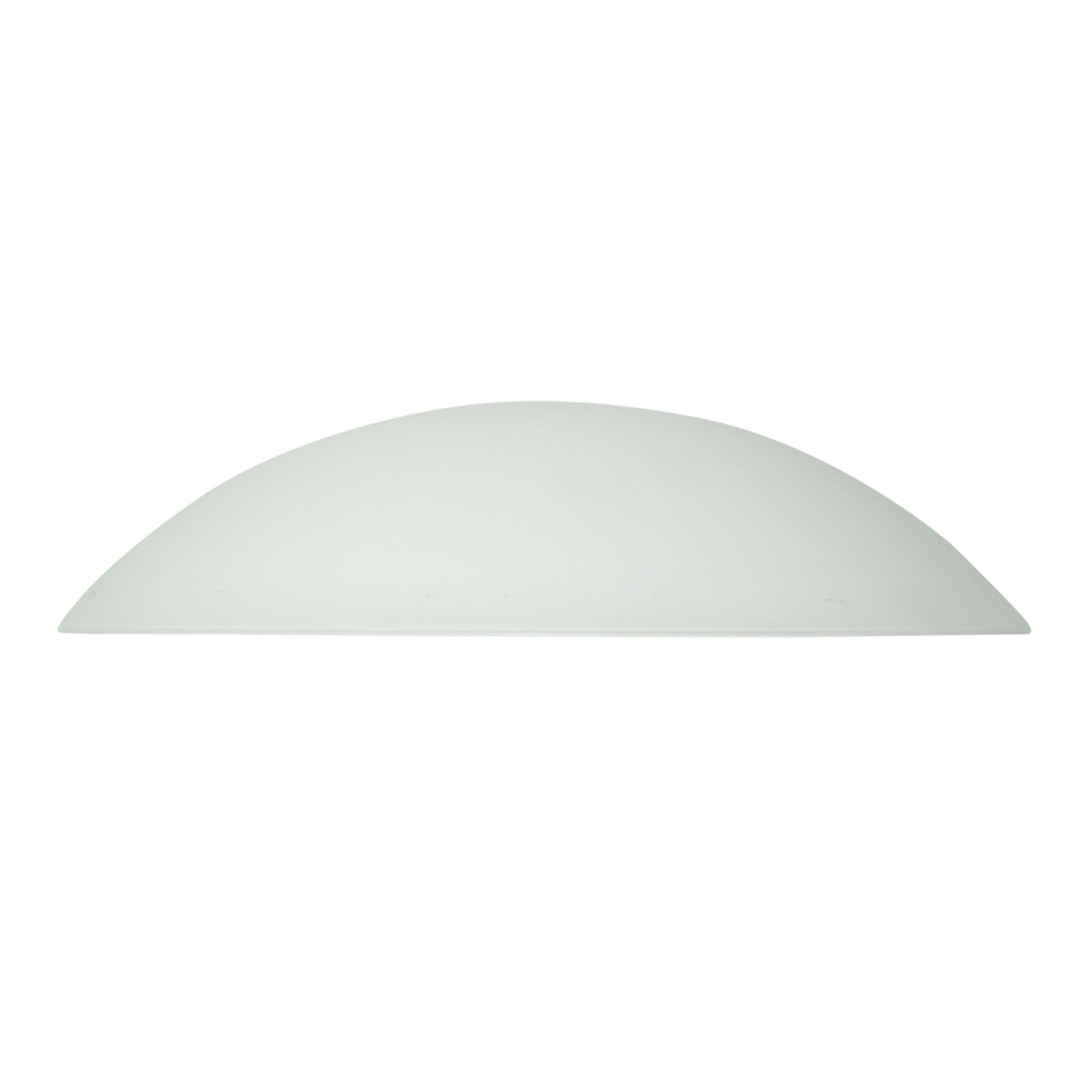 17 Stories 6Cm H x 34Cm W Glass Bowl Lamp Shade ( Screw On ) in White