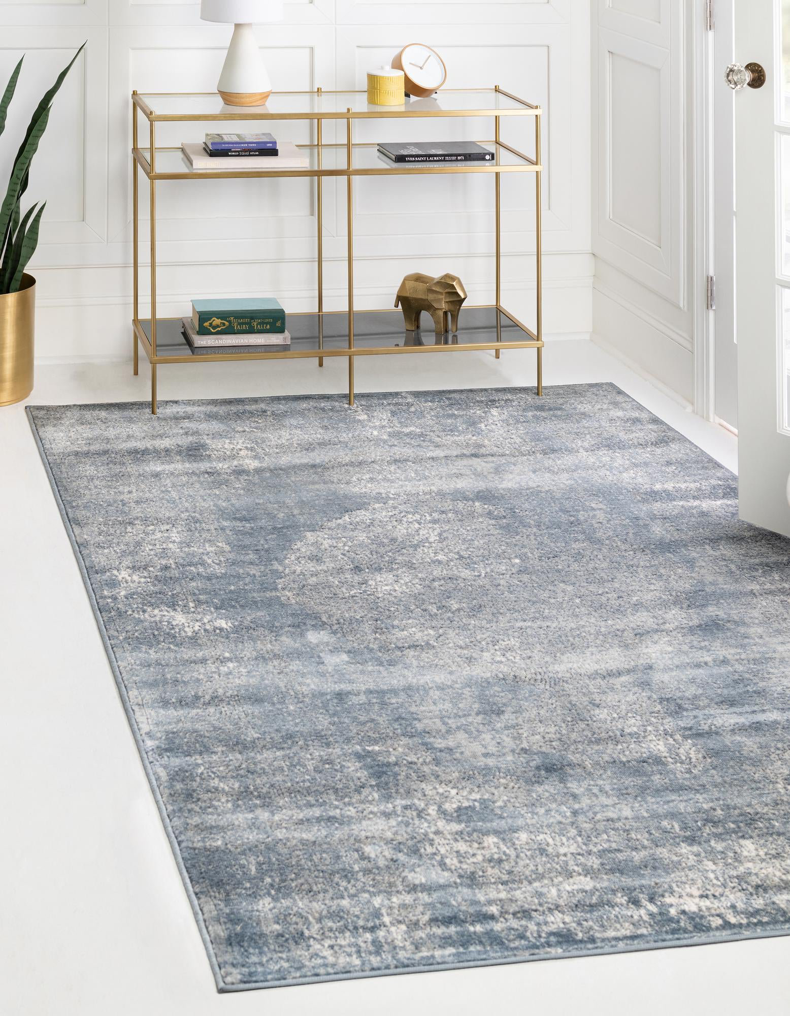 Langley Street Charterhouse Oriental Blue Area Rug & Reviews Wayfair