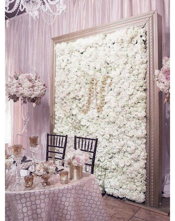 Details about   Artificial Flower Hydrangea Wall Panel Home Wedding Bouquet Party Backdrops 