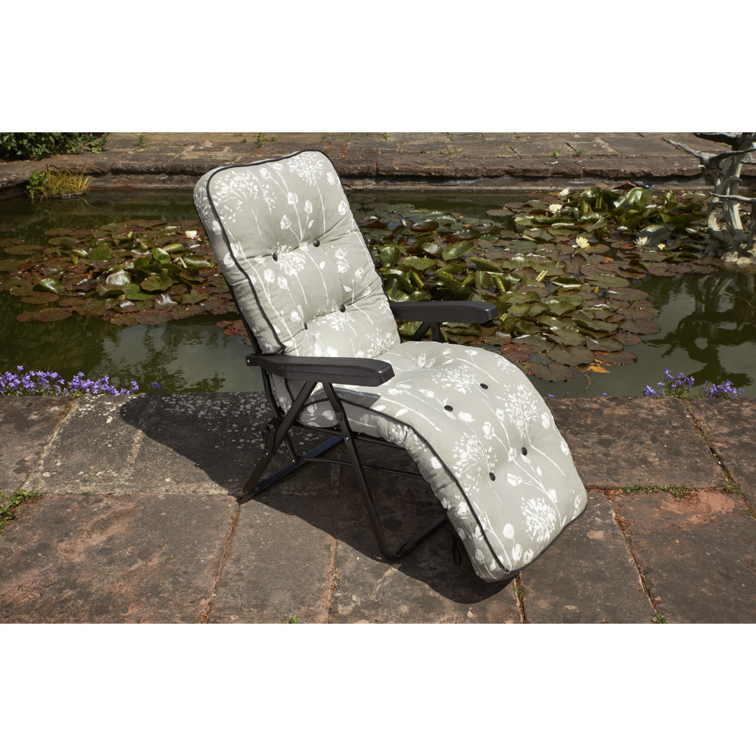 Garten Living Verstellbare Gartenliege Angelika mit Auflage