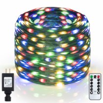 Holiday Time 20 Multi Color LED Mini Lights Battery Operated Fairy String Green 
