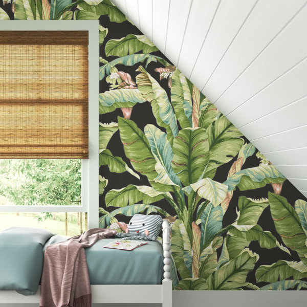 Banana Leaf Wallpaper | Wayfair