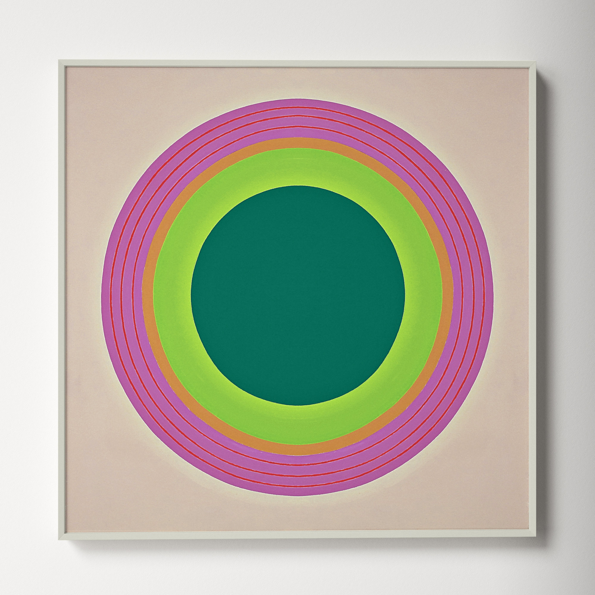 AllModern Colorful Circles Picture Frame Graphic Art Wayfair