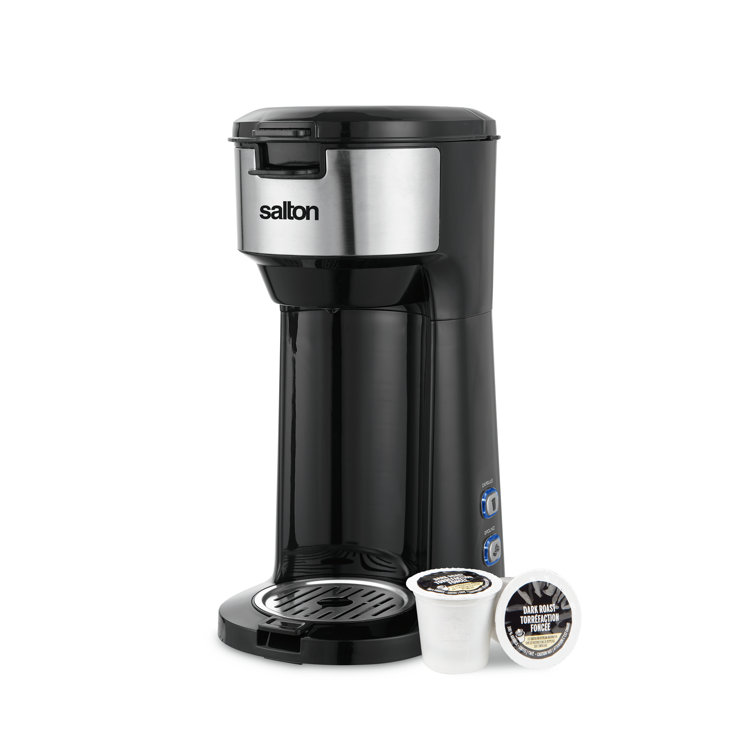 Salton 2-in-1 Single Serve Coffee Maker 