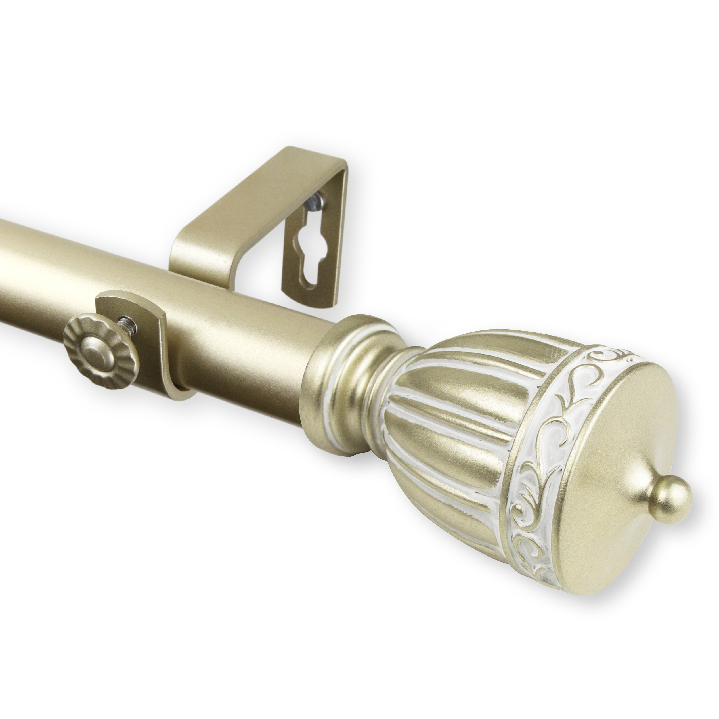 Fleur De Lis Living Curtain Single Rod & Reviews Wayfair