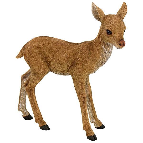 Resin Buck Statue Home Office Decor Animal Figurine Deer Outdoor Lawn Yard Sit 