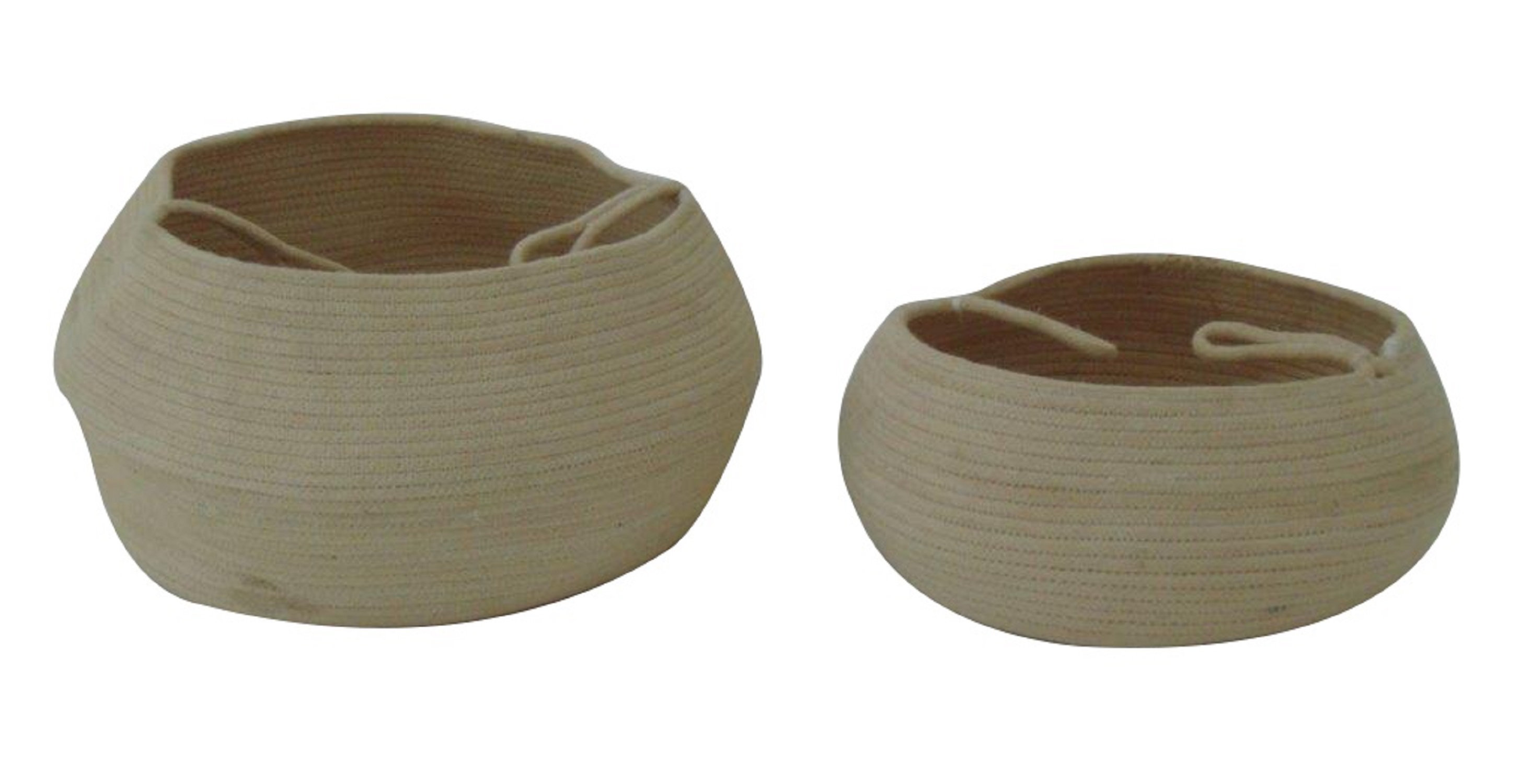 Rosecliff Heights 2 Piece Fabric Basket Set Wayfair