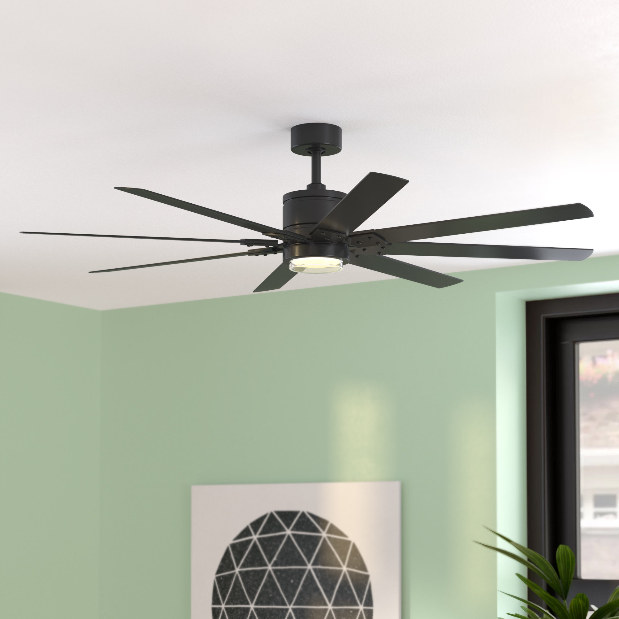 LED Smart Standard Ceiling Fan 