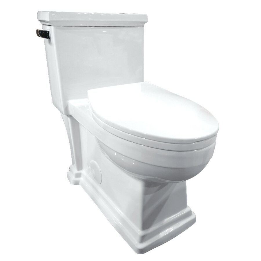 Victorian 1.28 GPF Elongated One-Piece Toilet (Seat Included)
