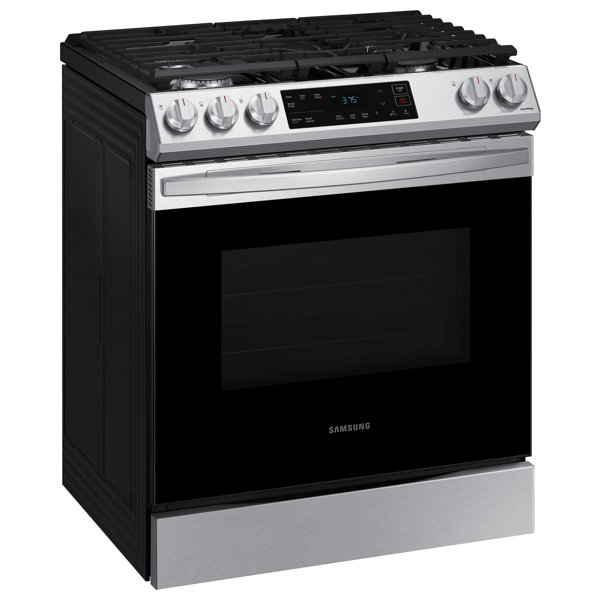 black downdraft gas range