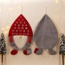 IMIKEYA Advent Calendar with 24 Hanging Ornaments  Christmas Advent Calendar 