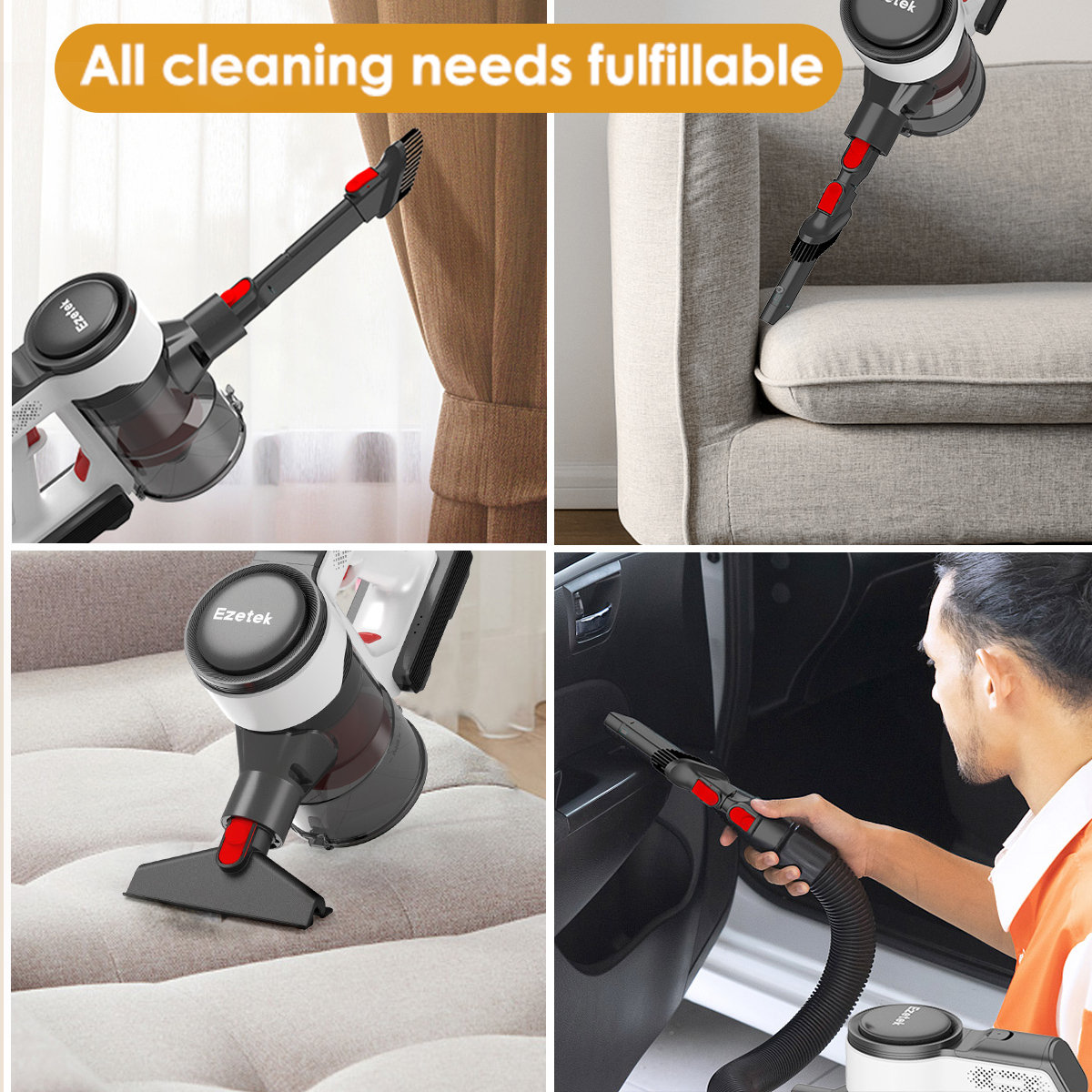 Evereze V40 Cordless Bagless Stick Vacuum & Reviews Wayfair Canada