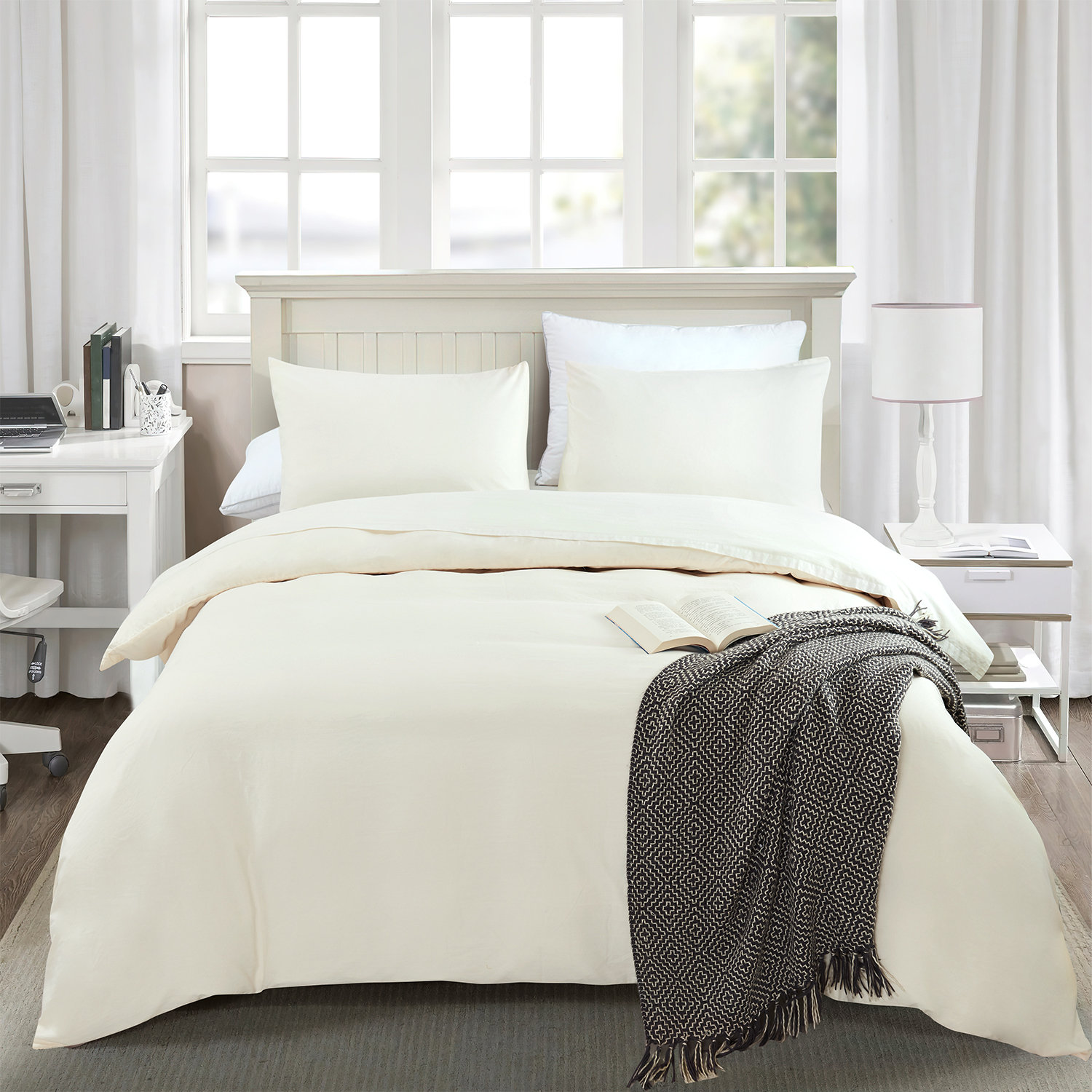 Eider \u0026 Ivory™ Microfiber Duvet Cover 