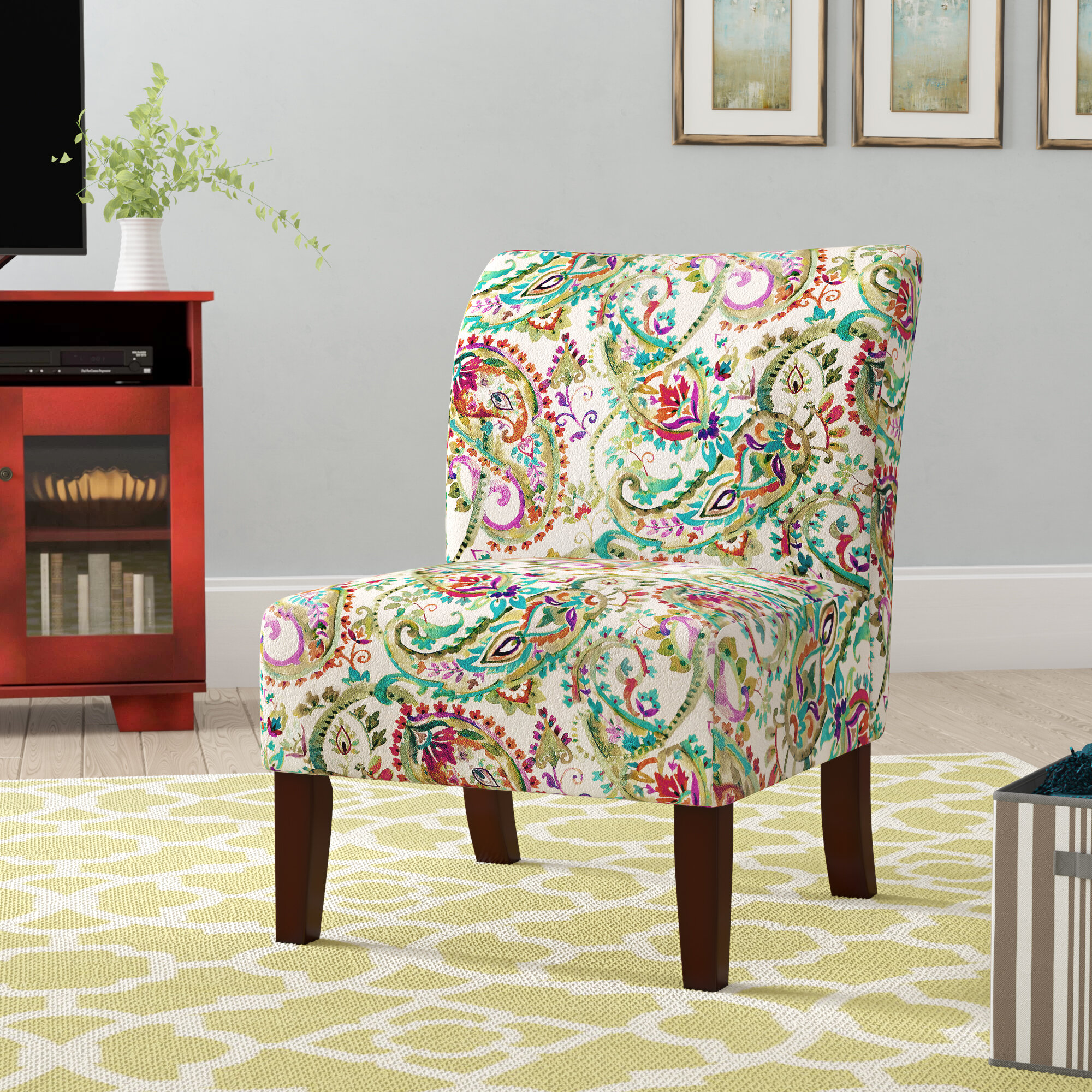 Lemus 22.75” Wide Slipper Chair