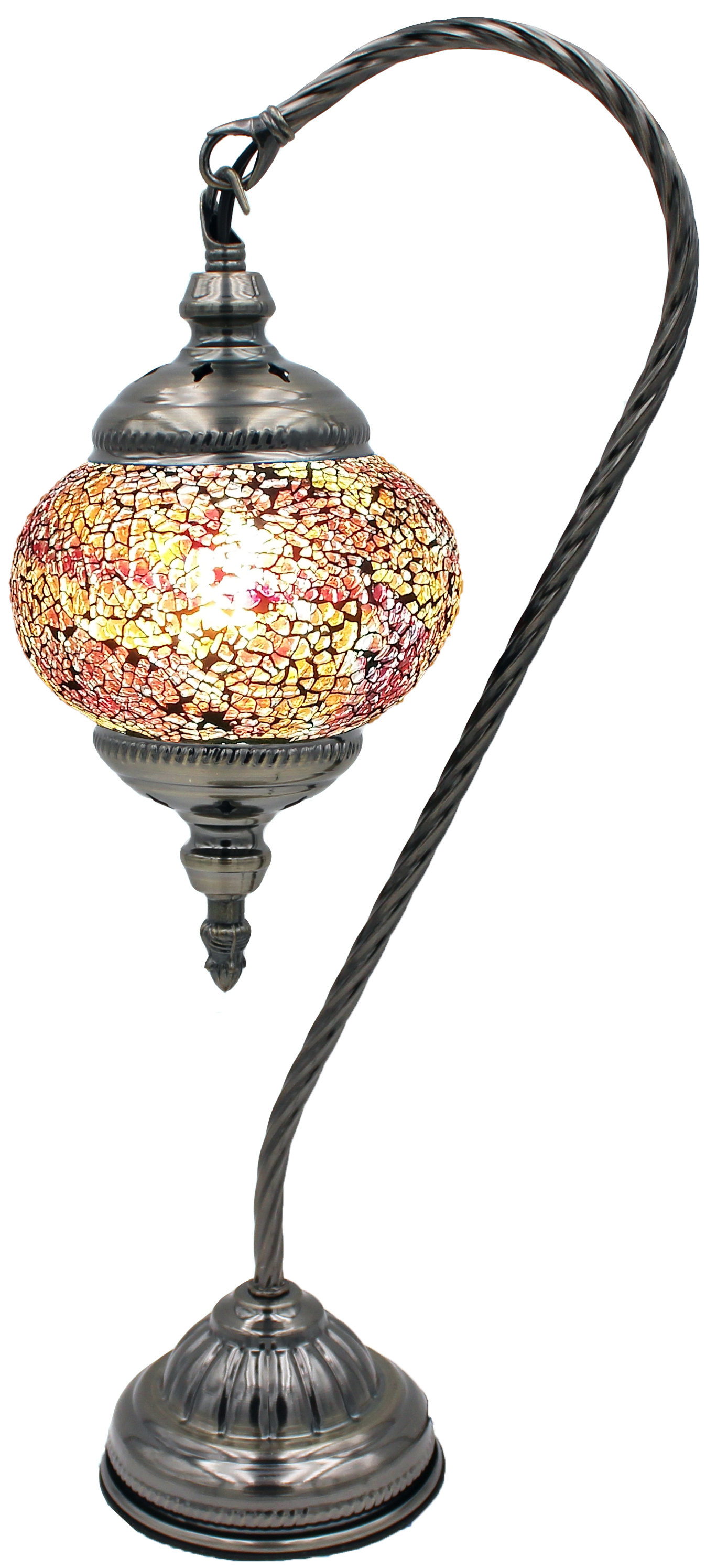 World Menagerie Dorrance 18.5" Lighted Art Glass Novelty Light