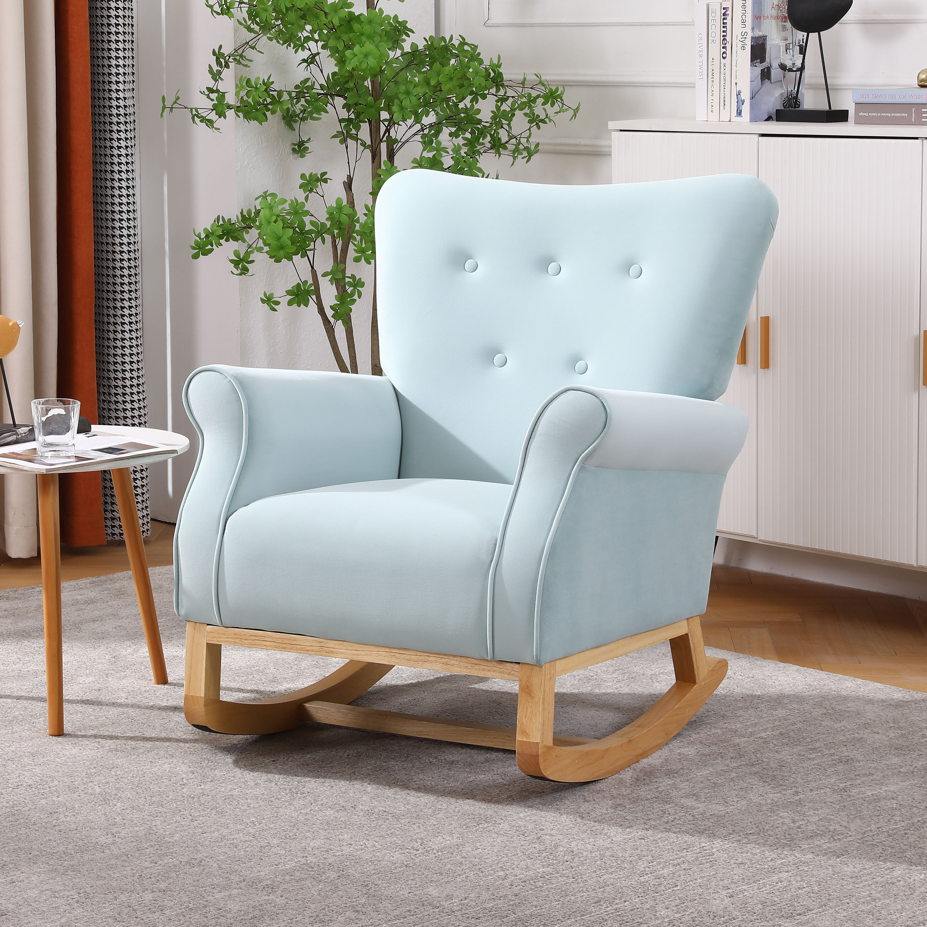 Isabelle & Max™ Siljan Rocking Chair Wayfair