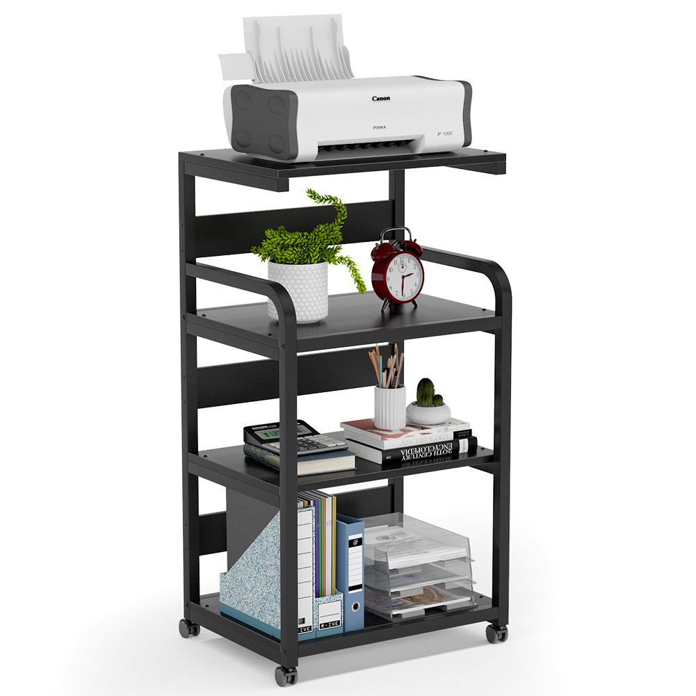 TribeSigns Mobile Printer Stand with Storage & Reviews Wayfair