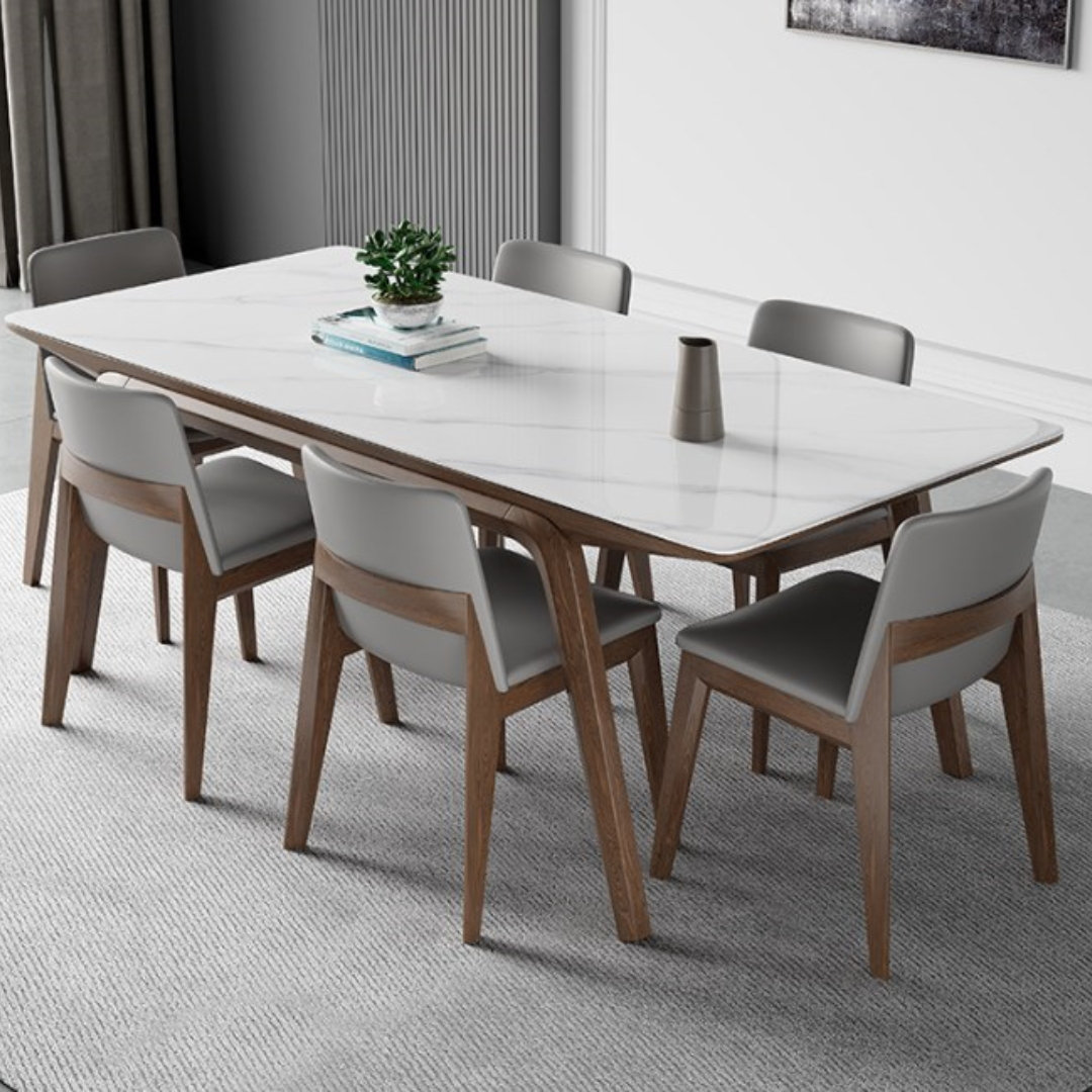 Orren Ellis Italian Rectangular Home Modern Minimalist Small Family