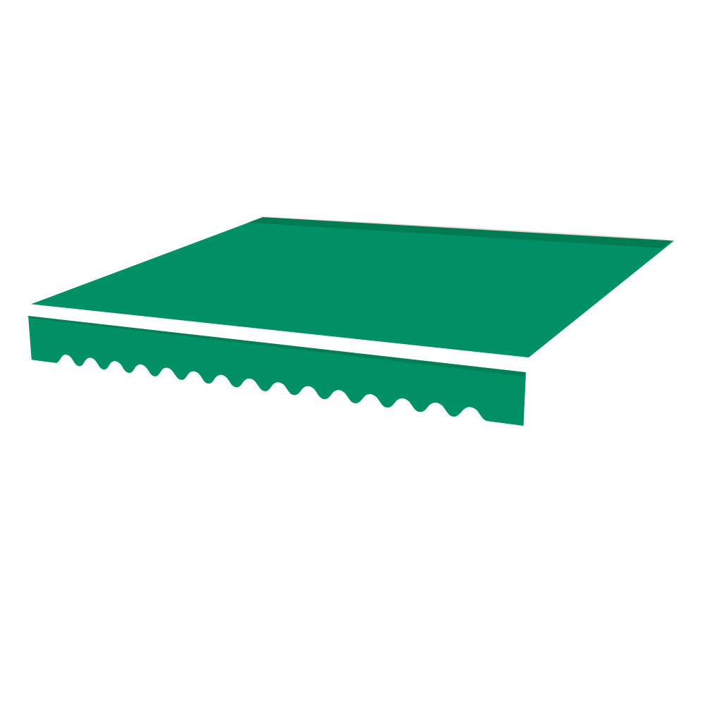 Garten Living 150 cm B x 200 cm T Ersatzbespannung für ausfahrbare Terrassenmarkise Douds