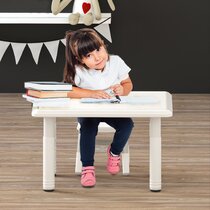 Agoracer Children chair and desk table Set Best for Toddlers Reading Train 