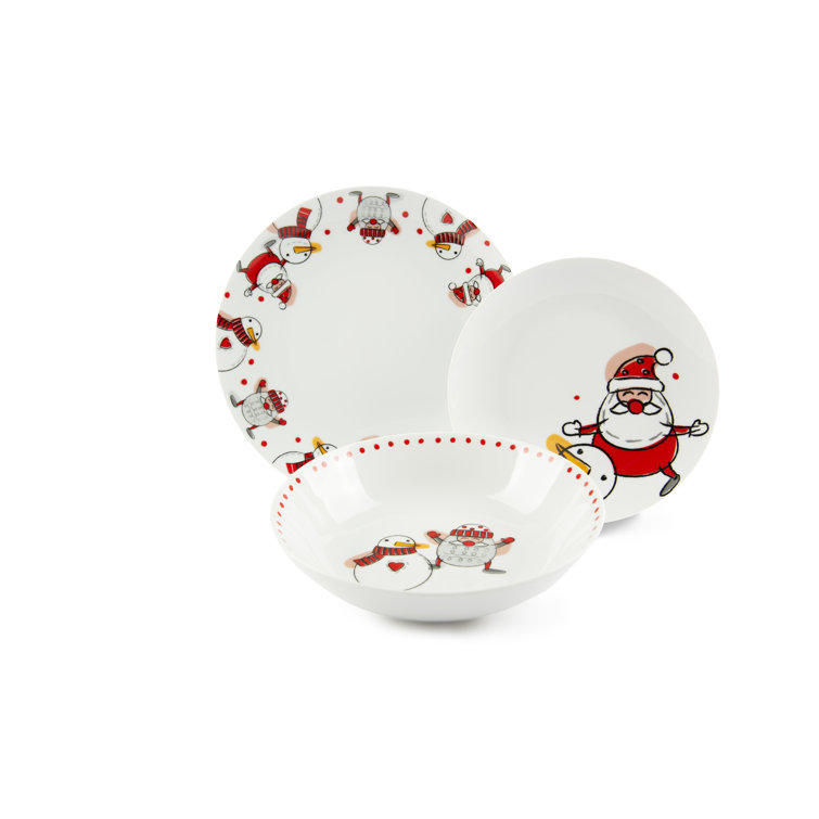 Excelsa Snowman Posamestolo Dipinto a Mano