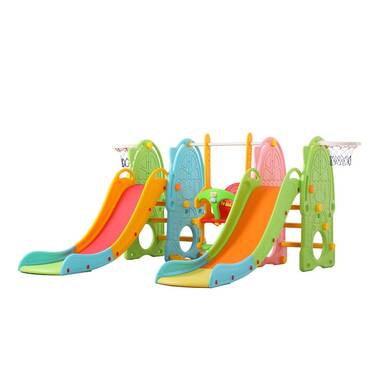 Children's Slide Colourful 135x67x46cm Garden Slide Toddler Baby Slide Slide 