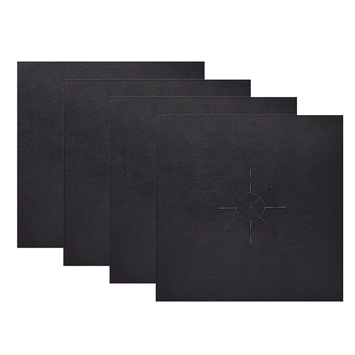 Deago 4 PCS Gas Stove Burner Covers Non Stick Reusable Stove Top