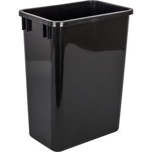 TableTop King 41 Qt / 10 Gallon Blue Rectangular Recycling Wastebasket 