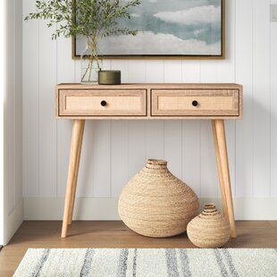 Scandinavian Style Screen Printed Desk Dressing Table Console Table