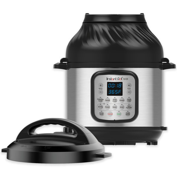 Silicone Pot Lid Holder for Ninja Foodi Pressure Cooker and Air Fryer 5 Qt Black AIEVE Pot Lid Rest Stand 6.5 Qt and 8 Quart 