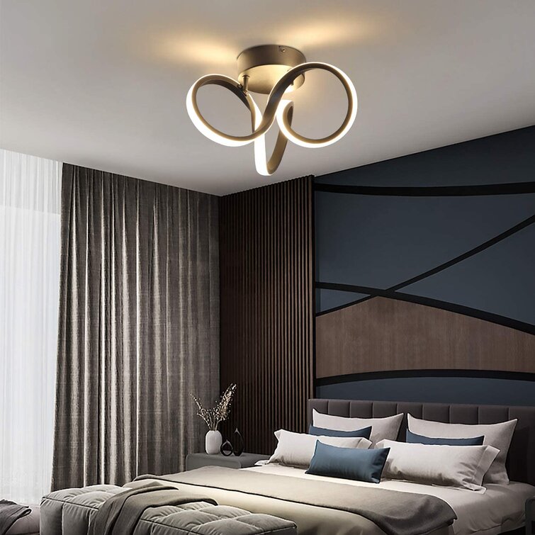 Spiralen Decken Leuchten LED Büro Flur Dielen Beleuchtung Wohn Schlaf Zimmer 
