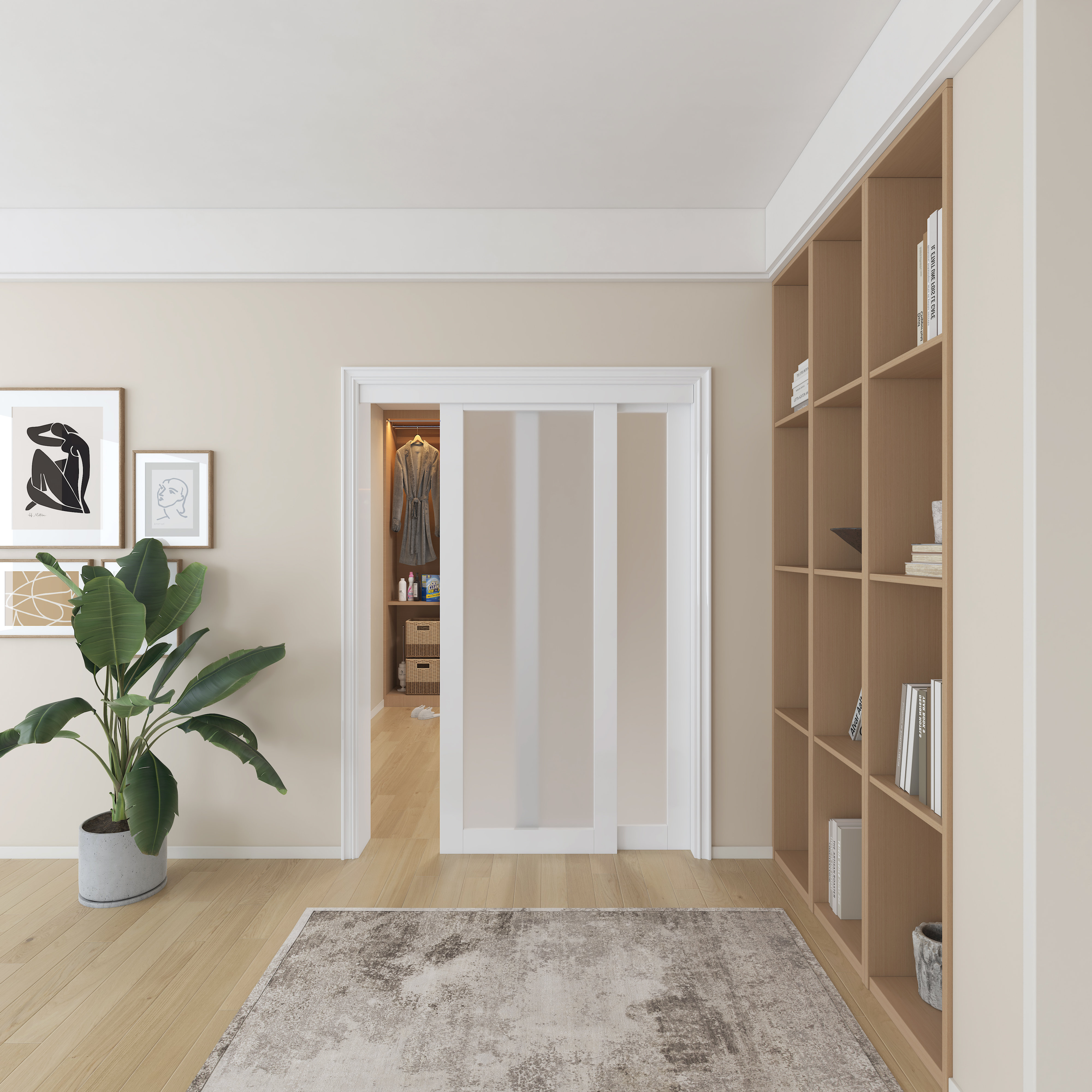 Win Stellar Glass Sliding ClosetDoor with Hardware Kit & Reviews Wayfair